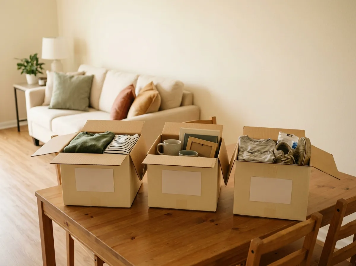 Mistake fixed: sorting in the moment with three boxes — keep, move and out — and no maybe pile